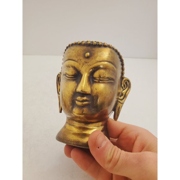 ROBERT LAFFONT Édition Bronze BOUDHA.statue - Buddha head - Buddha head - Picture 9 of 10